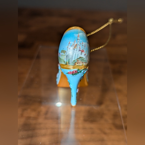 Bradford Exchange Once Upon a Slipper Disney Shoe Ornament Aurora - Picture 6 of 8